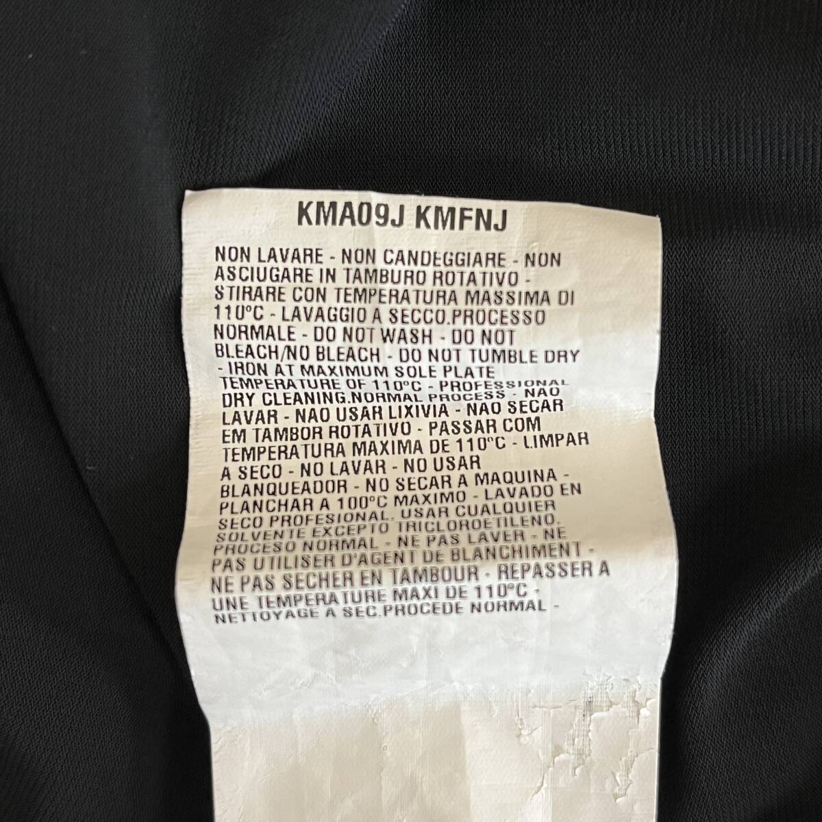 《美品》アルマーニ ロングワンピース レディース ブラック S ■K3-0312_画像9