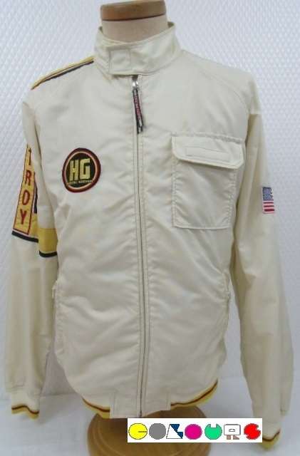 〔COLOURS〕 DESTROY刺繍■USA國旗＆HGワッペン■ポケット多數(shù)■ナイロンジャケット／ジャンパー■里地あり■Hysteric Glamour