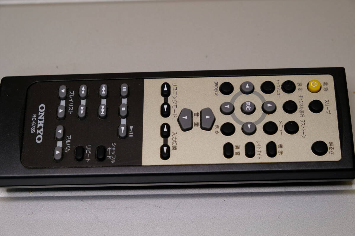 ◆ ONKYO RC-678S リモコン SA-205HD / HTX-22HD / HTX-22HDX 用_画像3