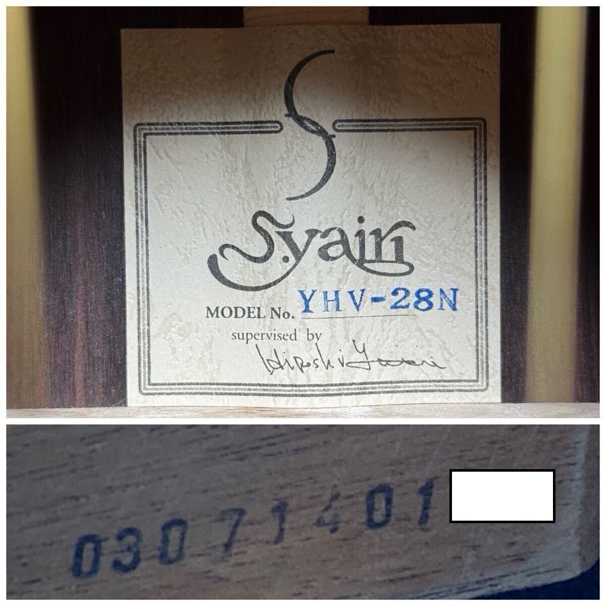 S.Yairi YHV-28N супер редкостный все одиночный доска жесткий чехол имеется 