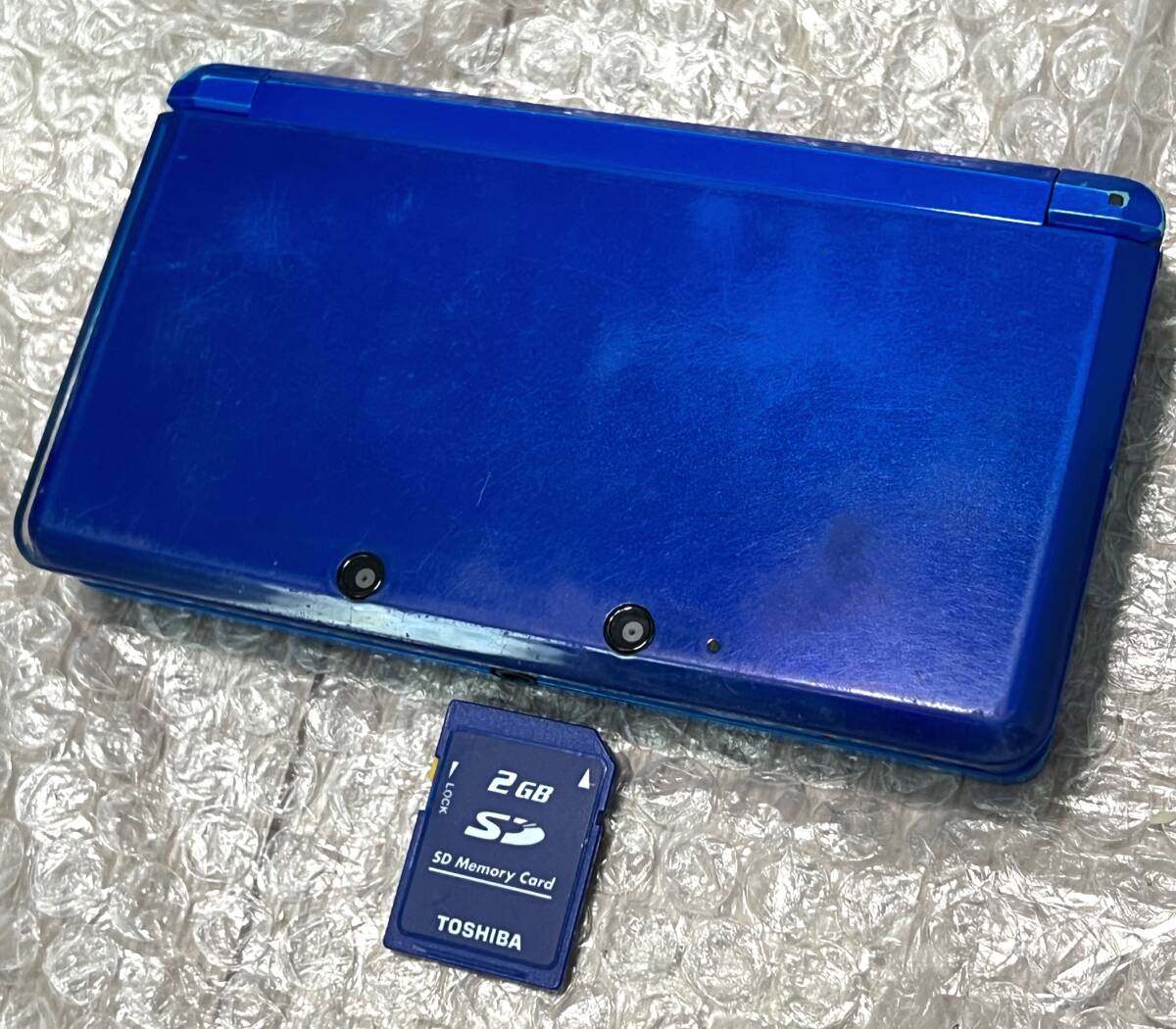 〈一部難あり?動(dòng)作確認(rèn)済み〉ニンテンドー3DS 本體 コバルトブルー NINTENDO 3DS CTR-001 ポケモンバンク?ポケムーバー?超武闘伝2