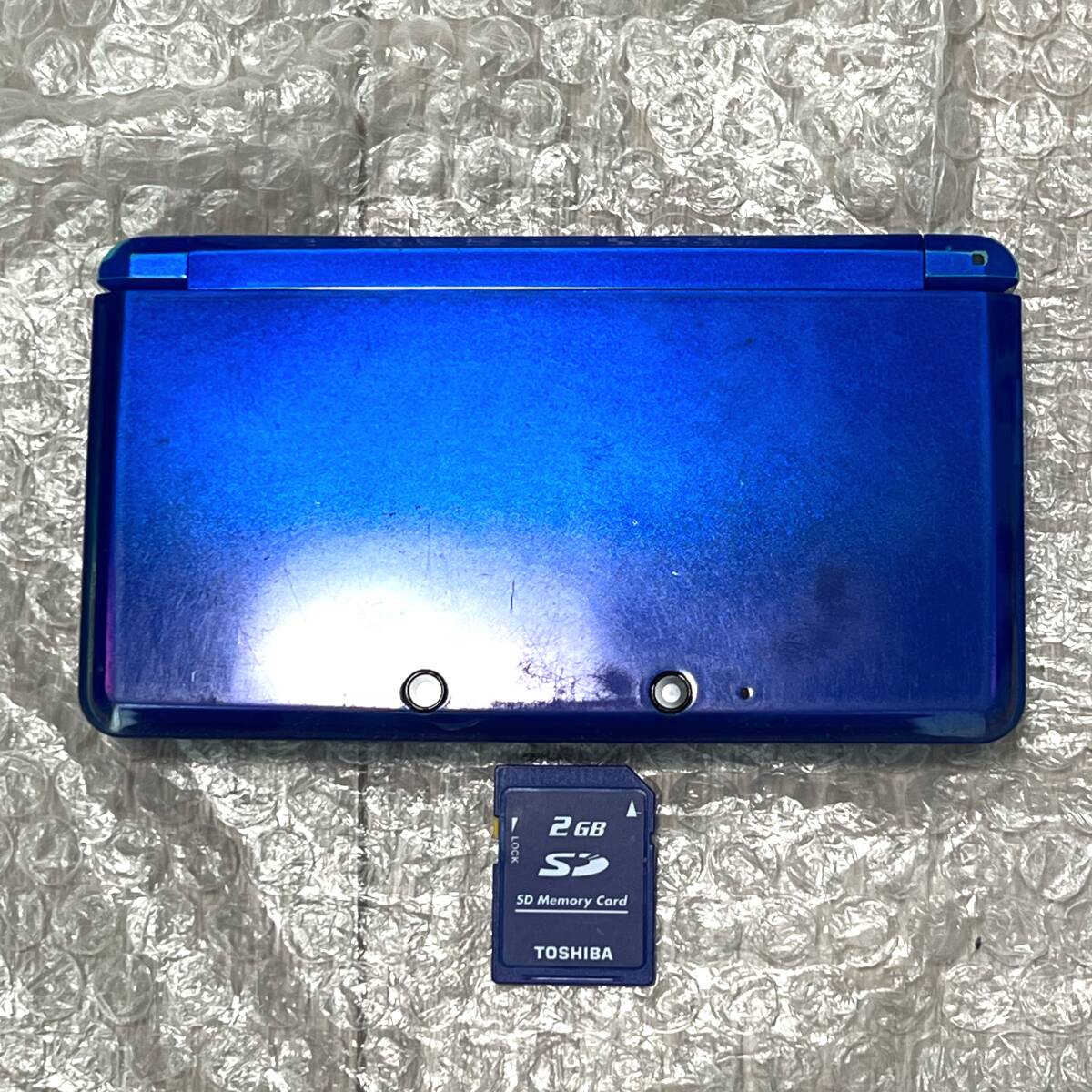 〈一部難あり?動(dòng)作確認(rèn)済み〉ニンテンドー3DS 本體 コバルトブルー NINTENDO 3DS CTR-001 ポケモンバンク?ポケムーバー?超武闘伝2