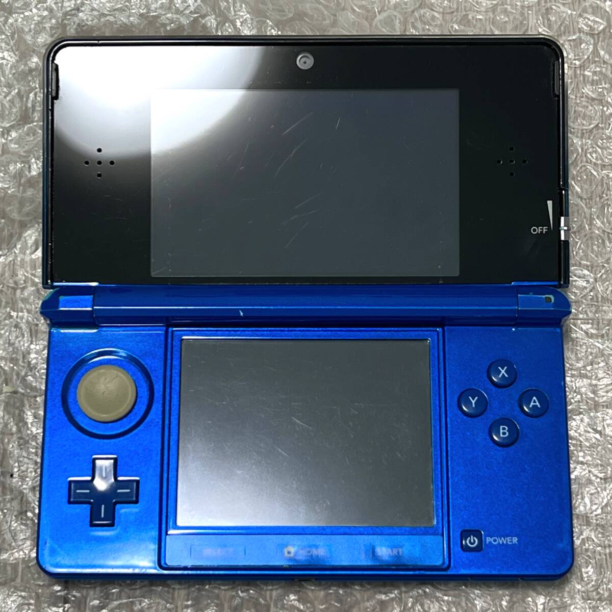 〈一部難あり?動(dòng)作確認(rèn)済み〉ニンテンドー3DS 本體 コバルトブルー NINTENDO 3DS CTR-001 ポケモンバンク?ポケムーバー?超武闘伝2