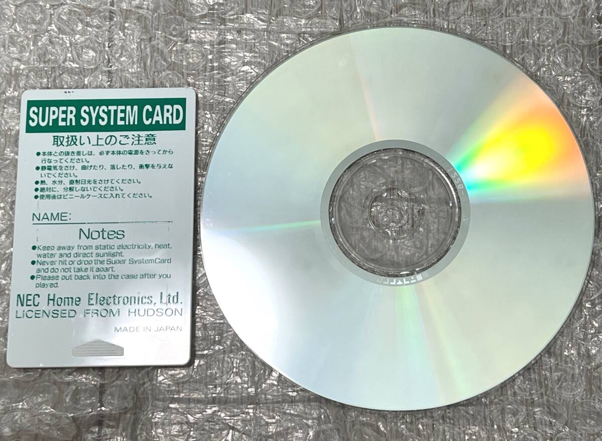 〈一部難あり?動(dòng)作確認(rèn)済み〉 PCE PCエンジン 本體 PI-TG001 ＋ 后期型 CD-Rom2 CDR-30A ＋スーパーシステムカード Ver.3.0 ＋ イースⅢ