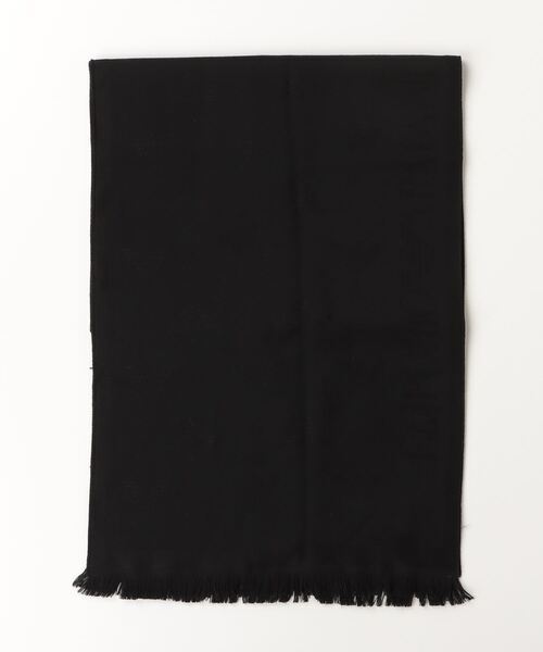 「EMPORIO ARMANI」 マフラー - ブラック メンズ_画像1