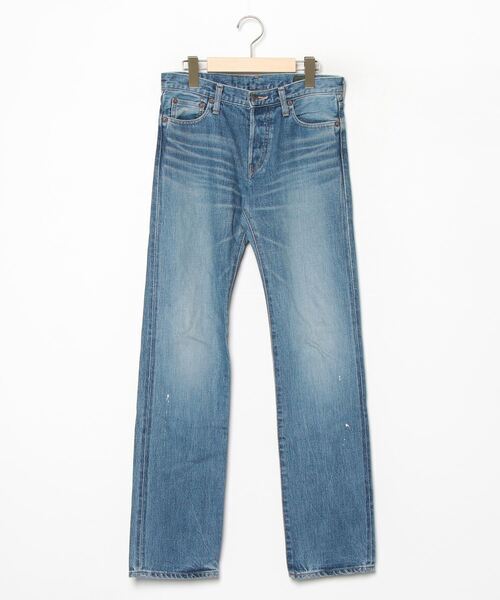 「green」 ダメージ加工デニムパンツ 27 ブルー レディース_画像1