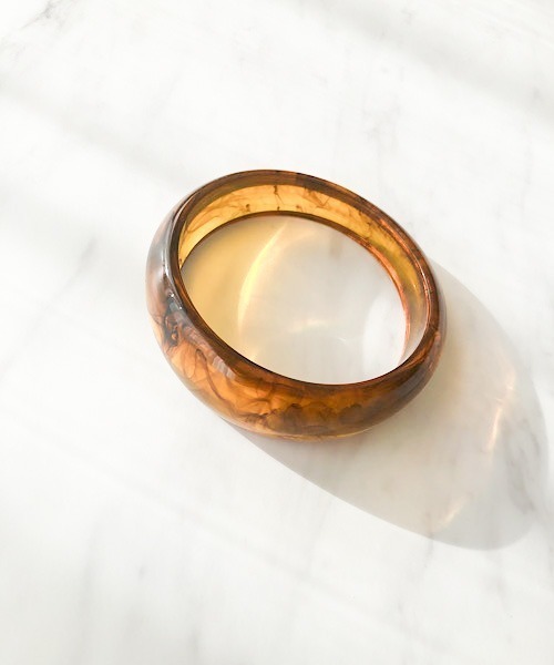 「TIMELESS&THREE」 バングル FREE ブラウン レディース_画像1