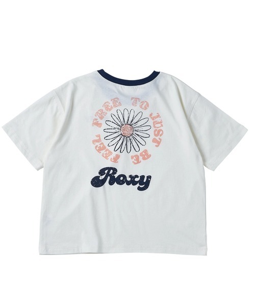 「ROXY」 「KIDS」半袖Tシャツ 140 ホワイト キッズ_画像1