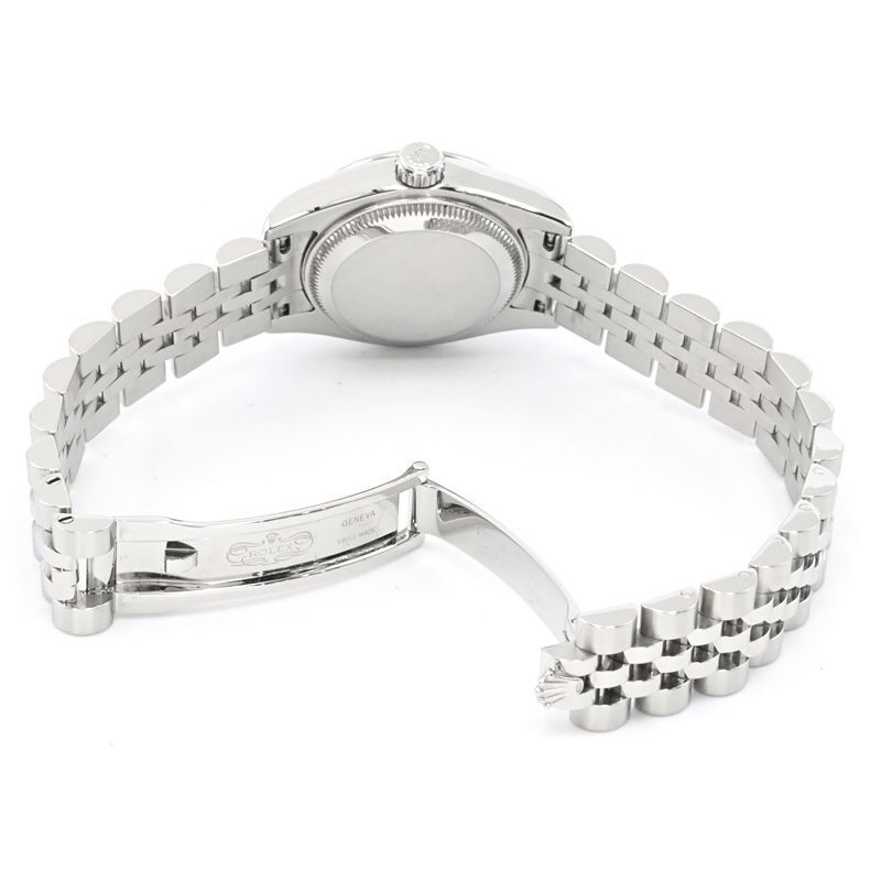 [3年保証] ロレックス レディース デイトジャスト 179174G Z番 K18WG/SS ダイヤインデックス ブラック 黒 自動巻き 腕時計 中古 送料無料_画像2