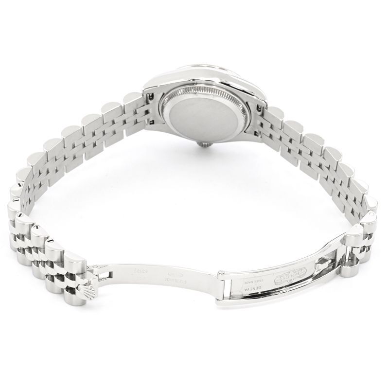 [3年保証] ロレックス レディース デイトジャスト 179174G Z番 K18WG/SS ダイヤインデックス ブラック 黒 自動巻き 腕時計 中古 送料無料_画像3