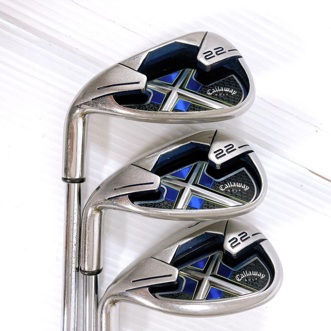 キャロウェイ X-22 レフティアイアン7本 S メンズ 左_画像4