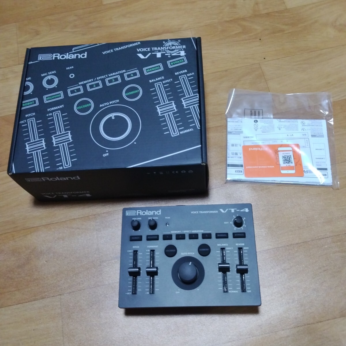 ROLAND VT-4 Voice Transformer ボイストランスフォーマー　使用時間３０分ほど　ほぼ新品？