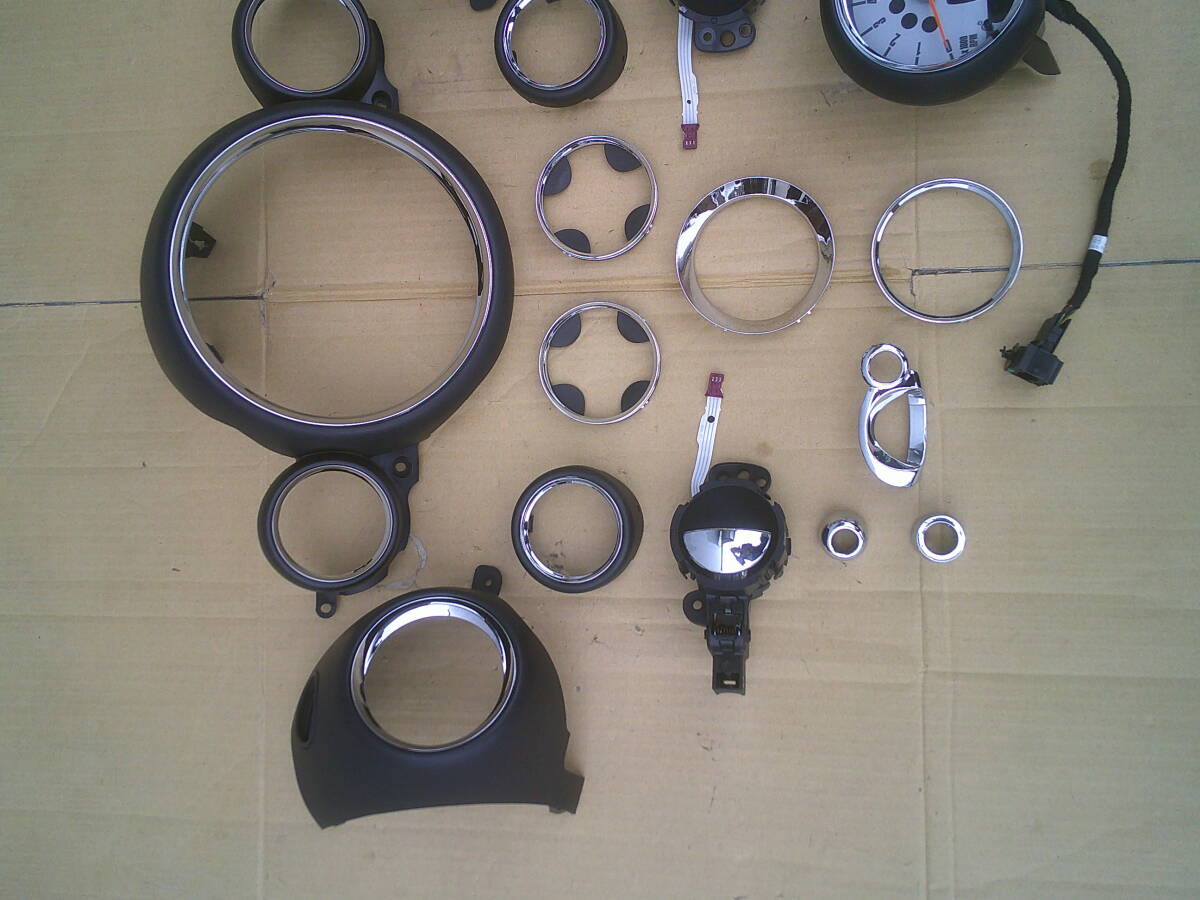 ★ MF16S ミニ R56 R55 メッキパネル タコメーター インナーハンドル ★ BMWミニ MINI ME14 MF16 ML16 MM16 ワン クーパー クーパーS_画像2