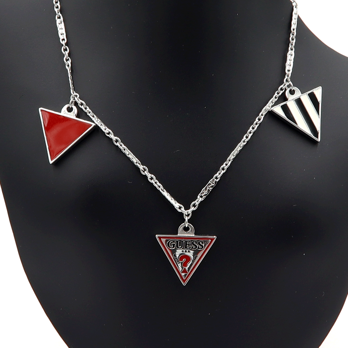 【中古】GUESS(ゲス)レディース アクセサリー ネックレス 重さ8.67g ネックレス長さ44cm ステンレススチール レディース_画像1