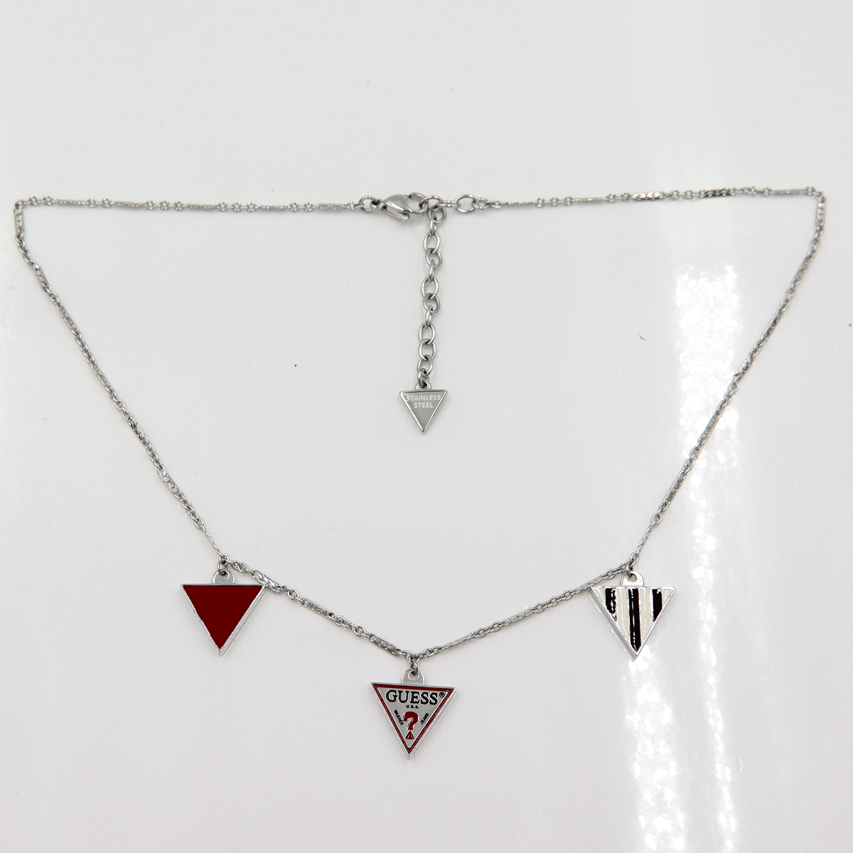 【中古】GUESS(ゲス)レディース アクセサリー ネックレス 重さ8.67g ネックレス長さ44cm ステンレススチール レディース_画像5