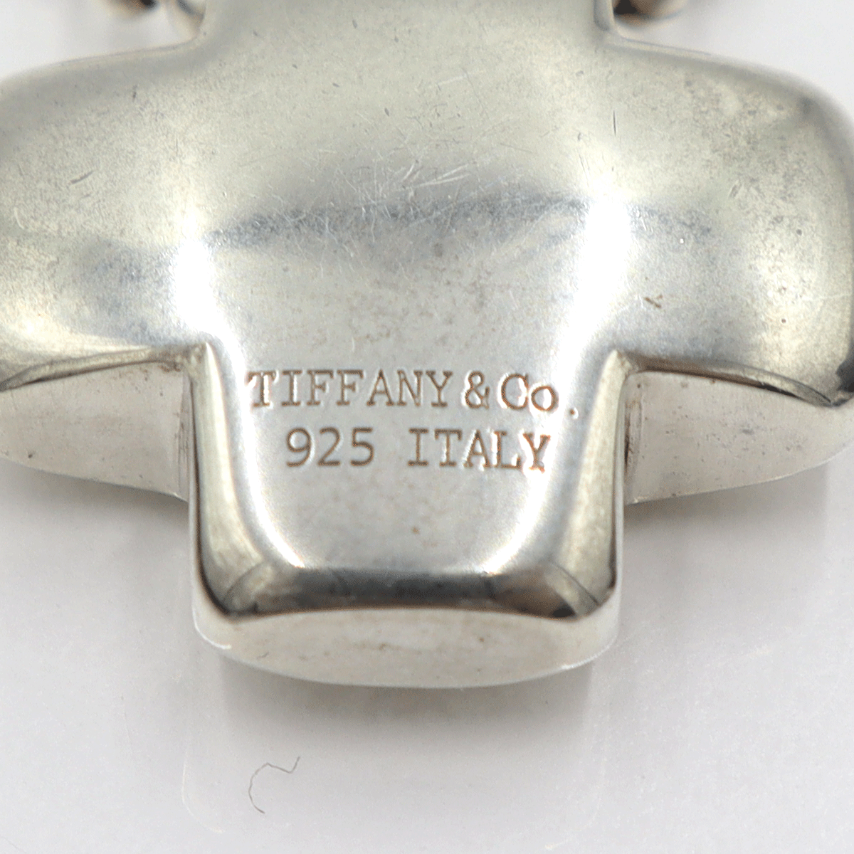 【中古】Tiffany & Co（ティファニー アンド コー）ローマンクロスネックレス　SV925　重量12.88g　シルバーカラー　レディース_画像5
