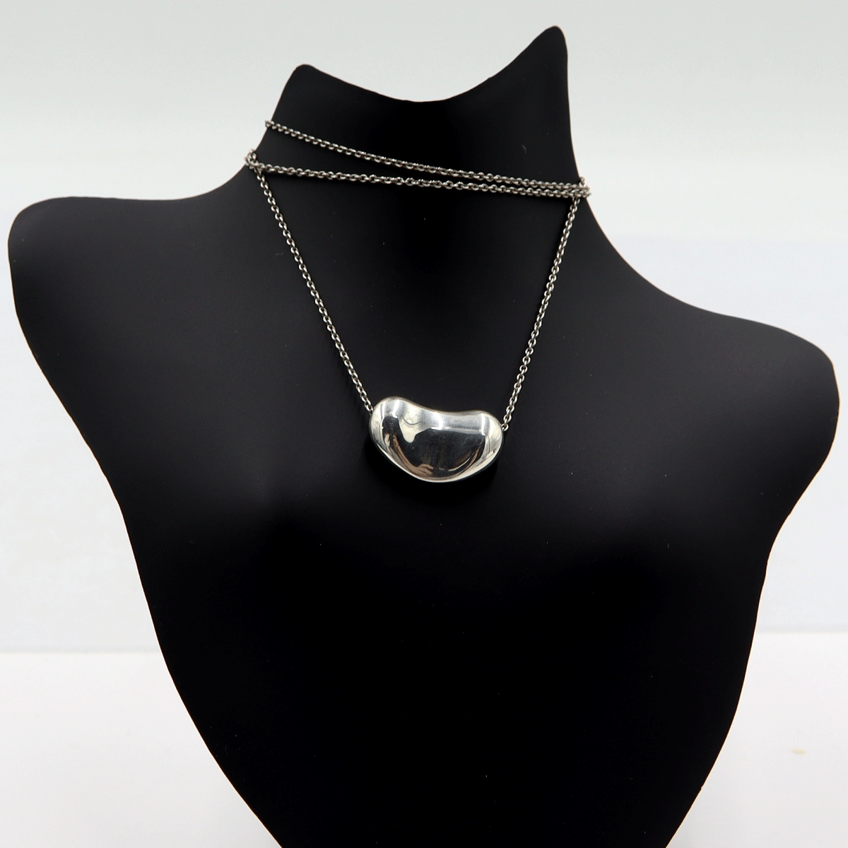 【中古】Tiffany & Co(ティファニー アンド コー)ビーンズネックレス SV925 重量8.06g エルサ・ペレッティ レディース_画像3