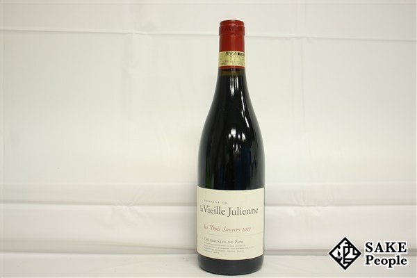 ■注目! シャトー?ヌフ?デュ?パプ レ?トロワ?スルス 2011 ドメーヌ?ド?ラ?ヴィエイユ?ジュリエンヌ 750ml 15.5％ フランス 赤