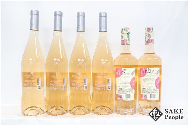 ■1円～ ワイン6本セット シャトー ?デスクラン ザ?ペール ロゼ 2022 シャトー?ミュニティー エム?ド?ミニュティー ロゼ 2023