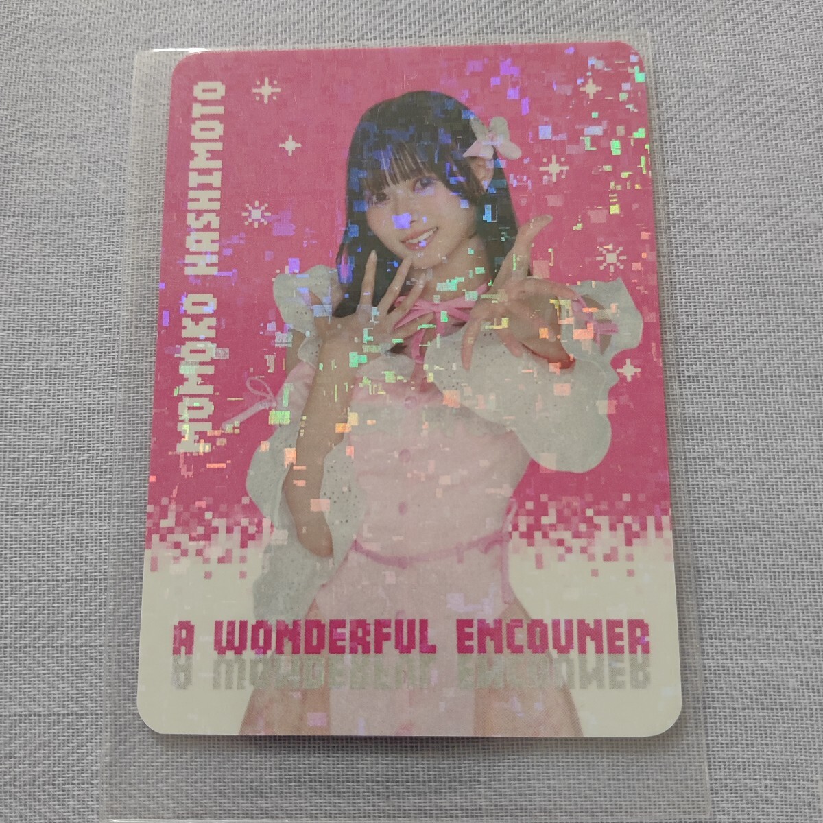  высота .. .... Хасимото персик . занавес .3 anniversary commemoration концерт место проведения ограничение Kirakira коллекционные карточки коллекционная карточка лето розовый костюм 