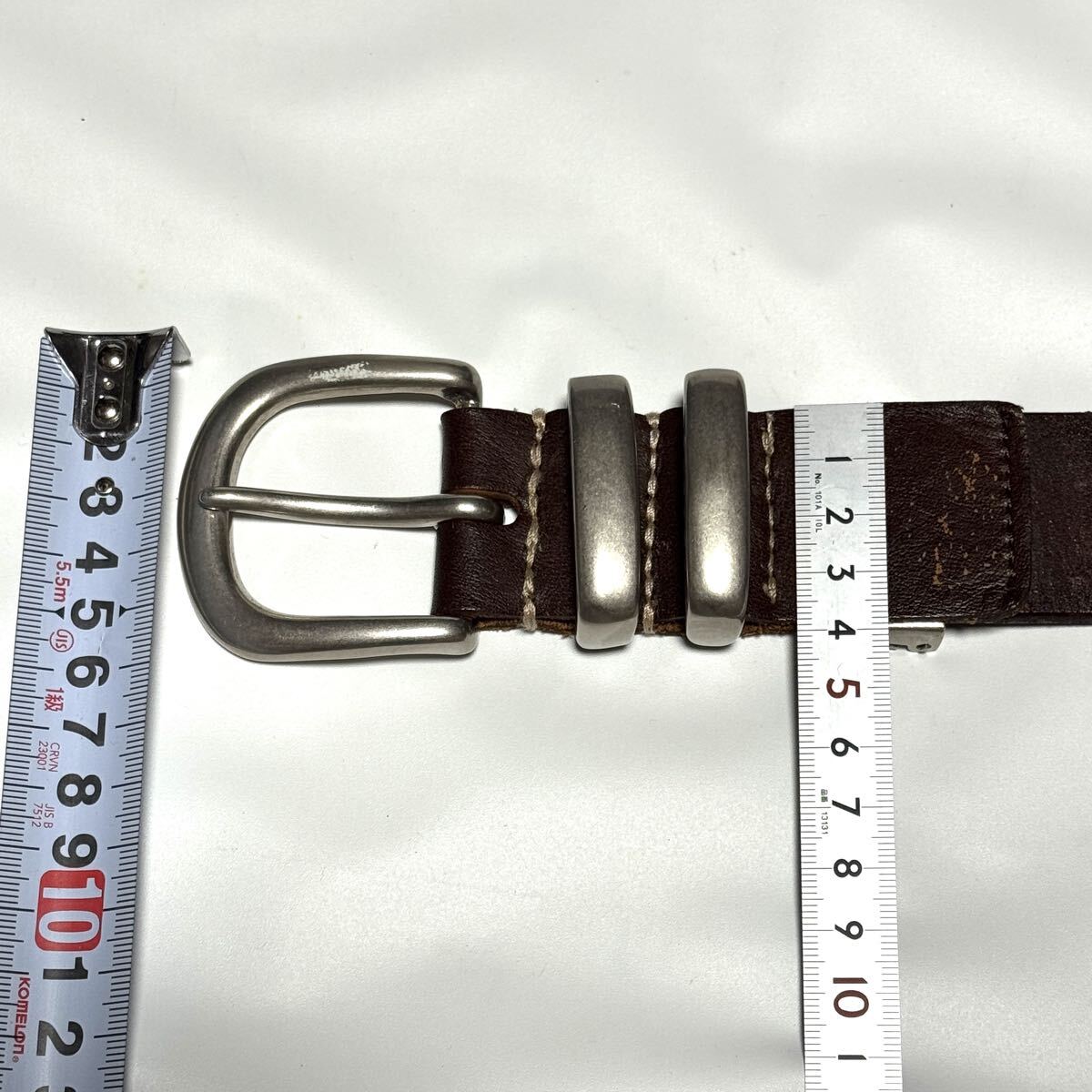 w70㎝〜w81㎝　本革　ベルト　メンズ　茶　レザーベルト カジュアル　_画像4