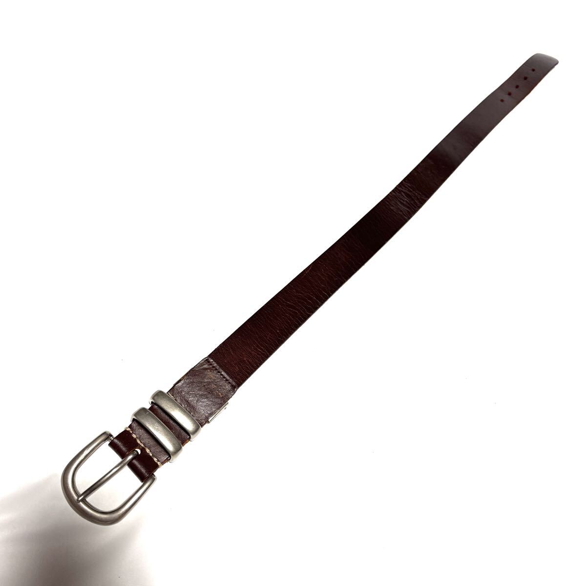w70㎝〜w81㎝　本革　ベルト　メンズ　茶　レザーベルト カジュアル　_画像5