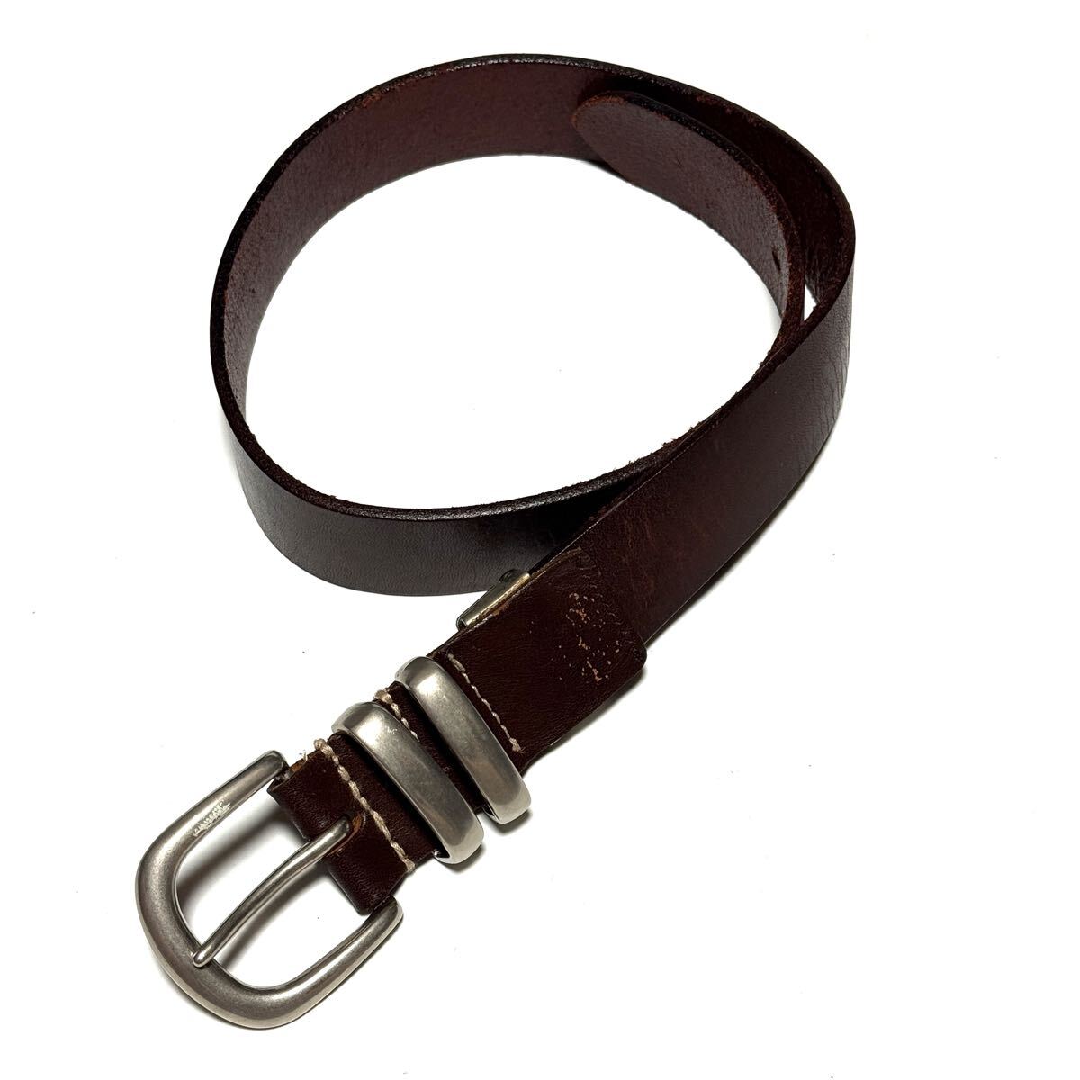 w70㎝〜w81㎝　本革　ベルト　メンズ　茶　レザーベルト カジュアル　_画像8