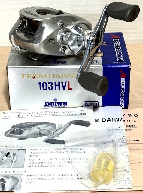 TEAM DAIWA チームダイワ-X 103HVL 左巻き ベイトリール