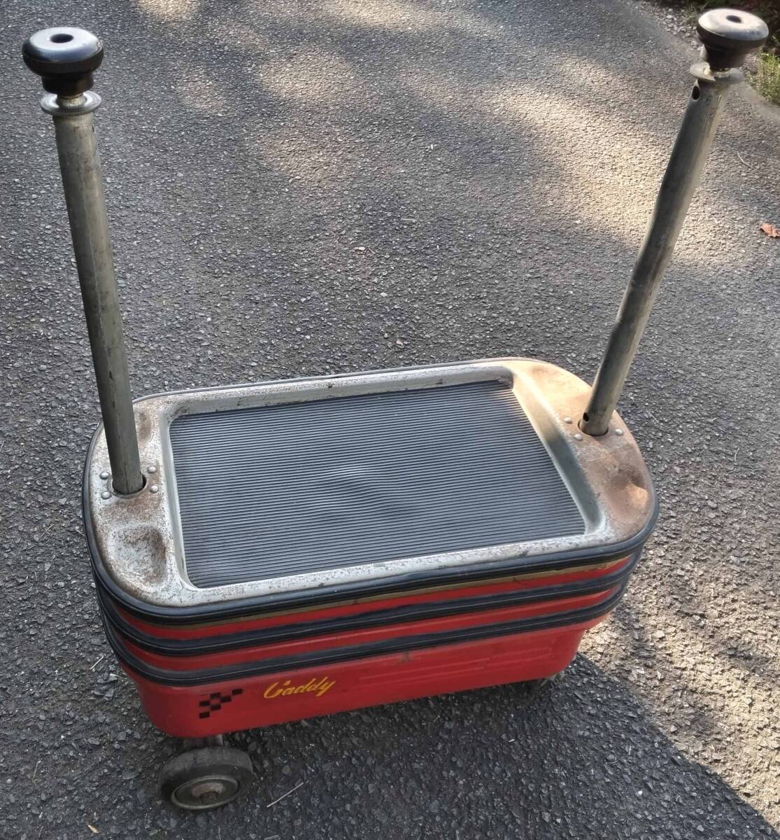 値下げ 逗子市 現地引き取り限定 Caddy キャディ ツールワゴン 工具箱 ツールボックス カート ホリー HORY ガレージ ビンテージ 収納 旧車_画像3