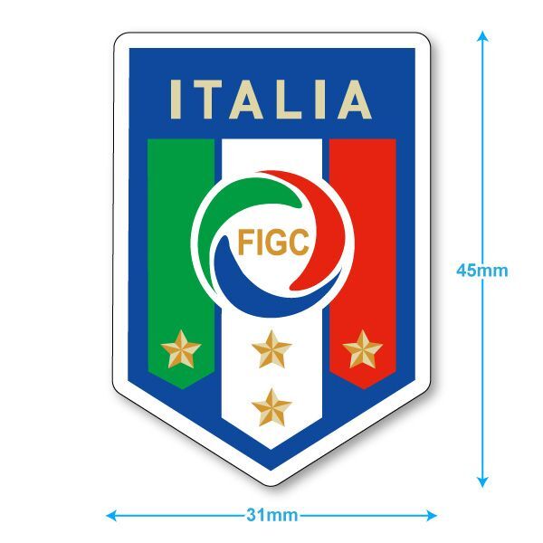 イタリア代表　ミニステッカー(携帯シール)_画像1