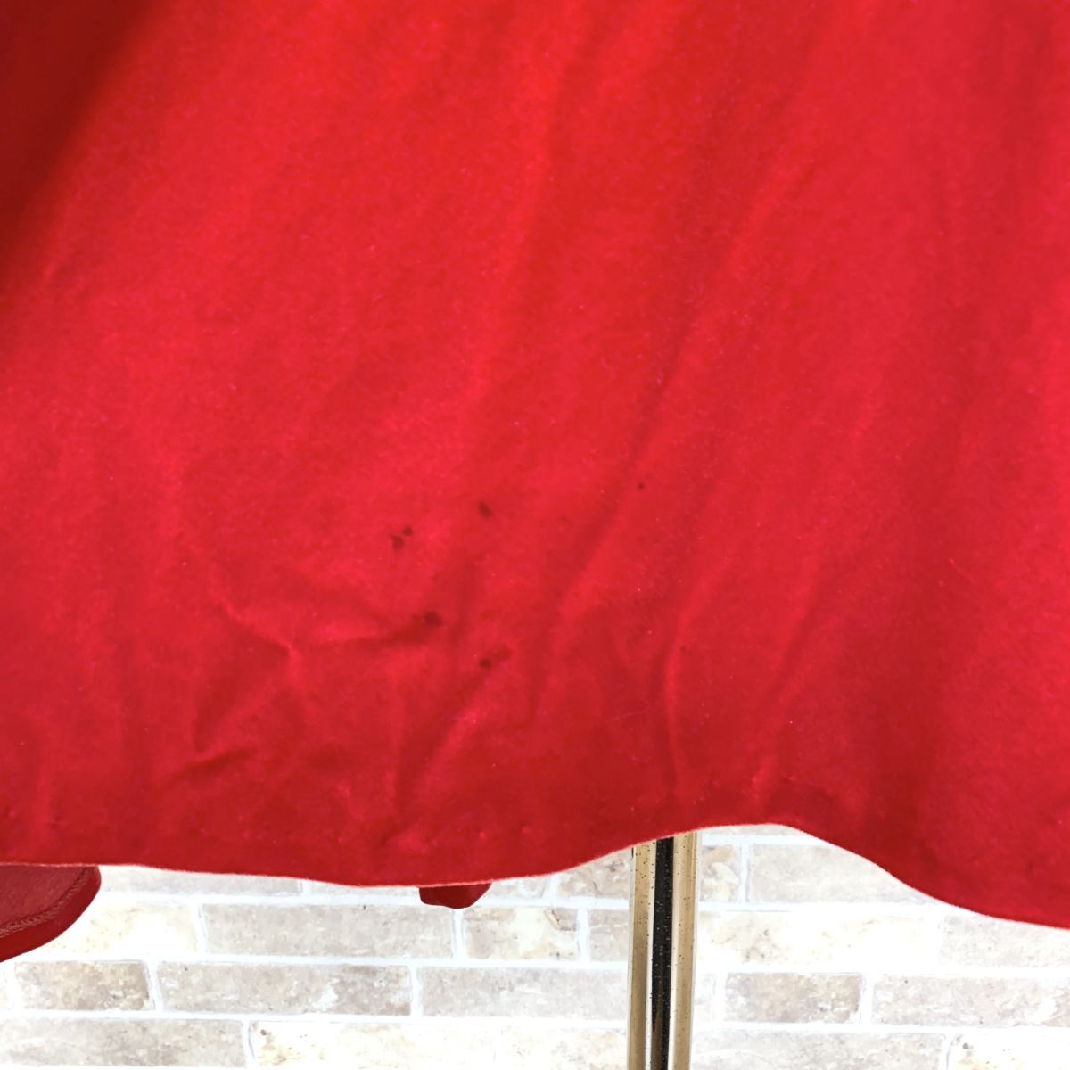 1円 ドレス MUGEN 夢幻 長袖ワンピース 赤黒 肩パット カラードレス キャバドレ 発表會 イベント　中古１４５６０