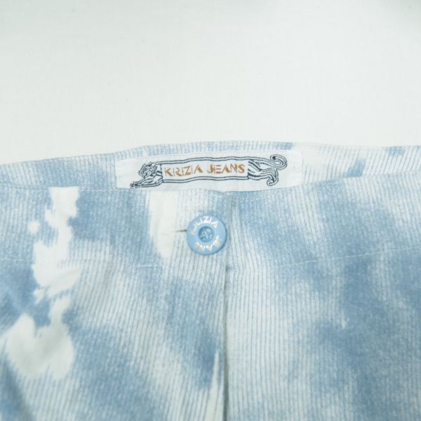 【即決】◆KRIZIA JEANS クリッツィアジーンズ◆セットアップ パンツスーツ 白×水色 サイズI40 #969025_画像5