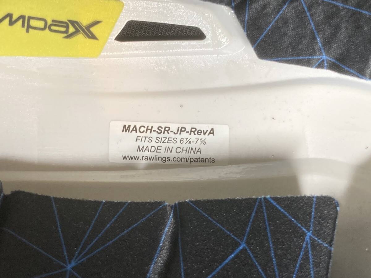 ローリングス マッハアジャスト 両耳 白 硬式大人用フリーサイズ_画像5