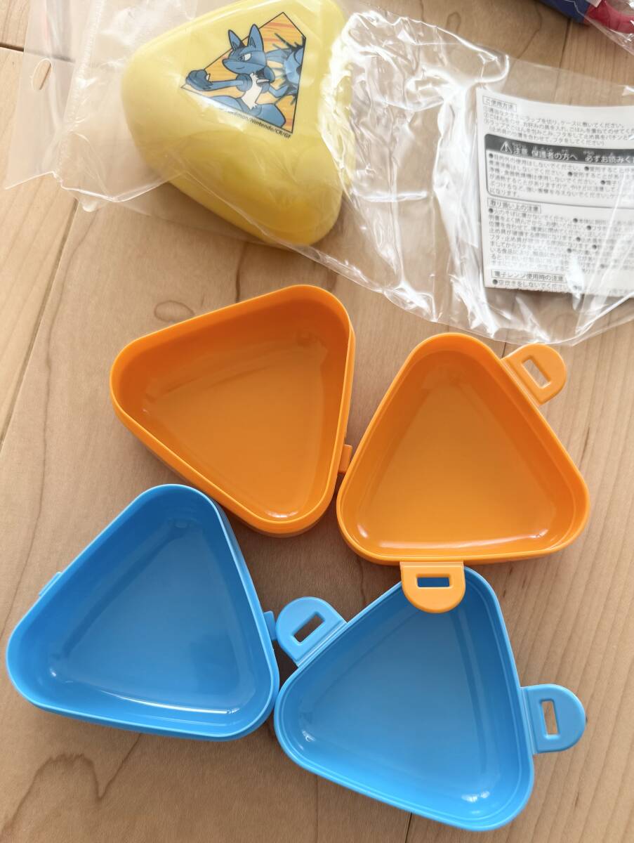 新品 ポケモン スライド式 ハシ箱セット おにぎりケース 3個 プラコップ キッズ お弁当 ピカチュウ リザードン ポケモンセンター_画像6
