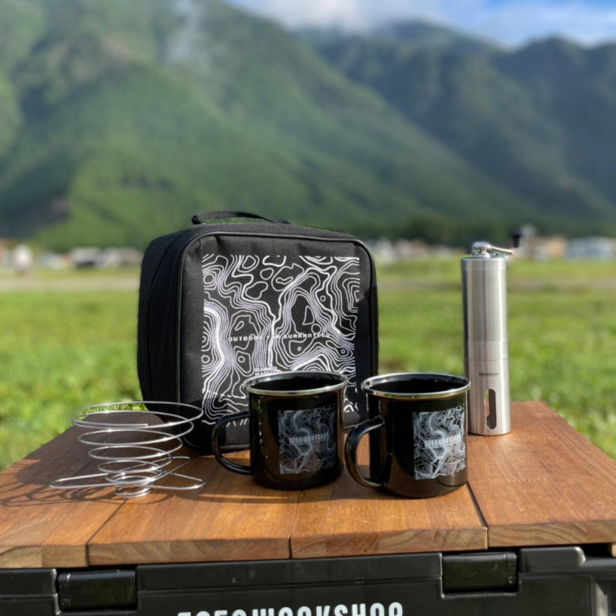 5050WORKSHOP PORTABLE COFFEE SET ポータブルコーヒーセット ブラック_画像1