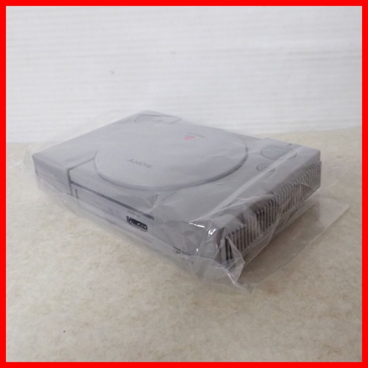 未使用 PS プレイステーション クラシック SCPH-1000R 箱説付 本體 ソニー SONY プレステ【20
