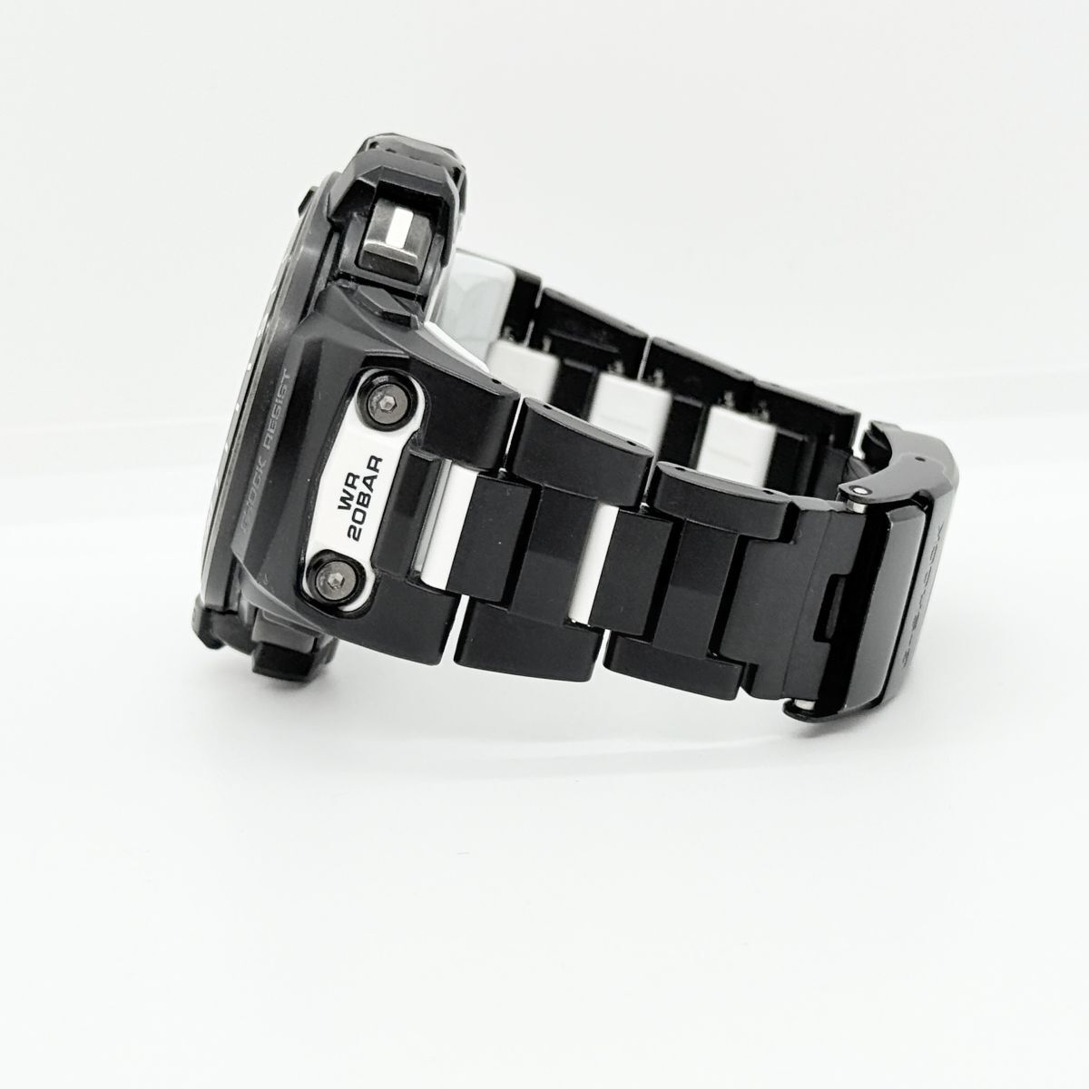 M7384 CASIO カシオ G-SHOCK ジーショック GWN-Q1000MC-1AJF ガルフマスター オブ G 電波ソーラー 稼働 メンズ 腕時計 箱・コマ付き_画像5