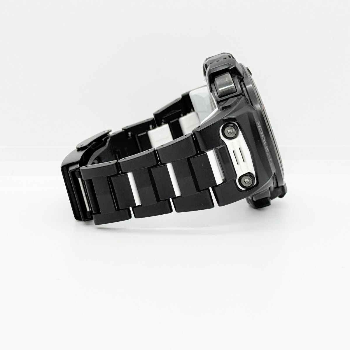 M7384 CASIO カシオ G-SHOCK ジーショック GWN-Q1000MC-1AJF ガルフマスター オブ G 電波ソーラー 稼働 メンズ 腕時計 箱・コマ付き_画像7