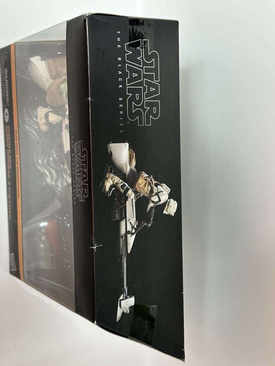 未開封 スターウォーズ ブラックシリーズ スピーダーバイク&スカウトトルーパー MANDALORIAN SPEEDER BIKE SCOUT TROOPER & THE CHILD_画像2