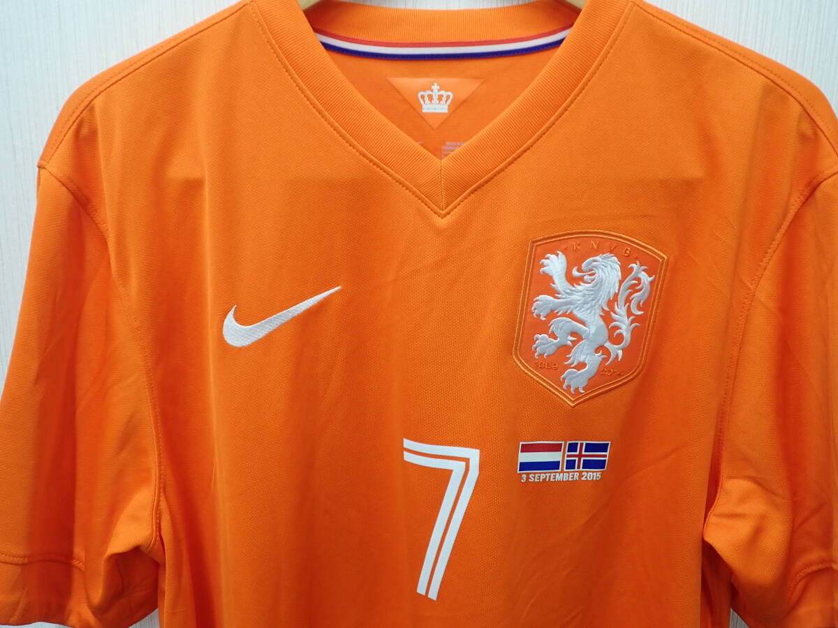 52331★NIKE ナイキ オランダ代表 2015年 ユニフォーム メンフィス?デバイ Lサイズ タグ無し★未使用品 自宅保管品