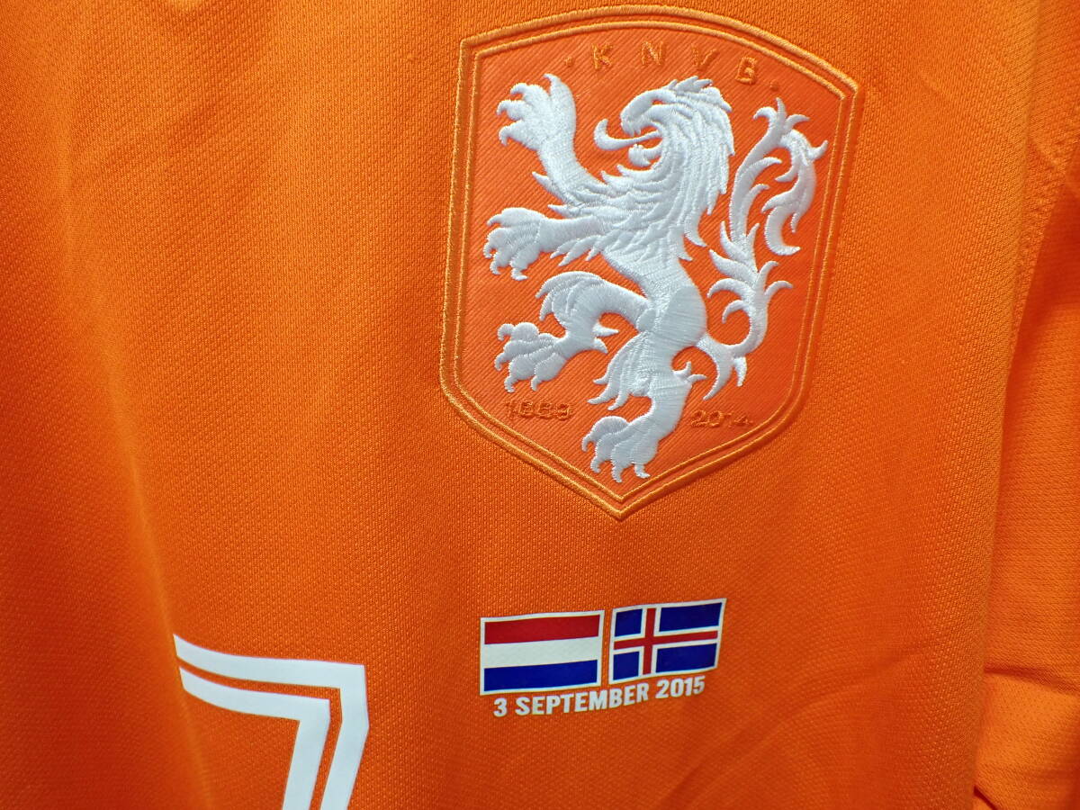 52331★NIKE ナイキ オランダ代表 2015年 ユニフォーム メンフィス?デバイ Lサイズ タグ無し★未使用品 自宅保管品