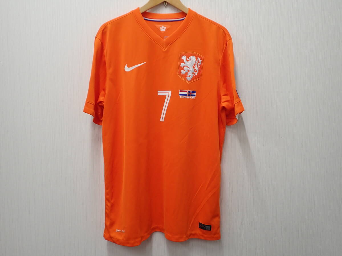52331★NIKE ナイキ オランダ代表 2015年 ユニフォーム メンフィス?デバイ Lサイズ タグ無し★未使用品 自宅保管品