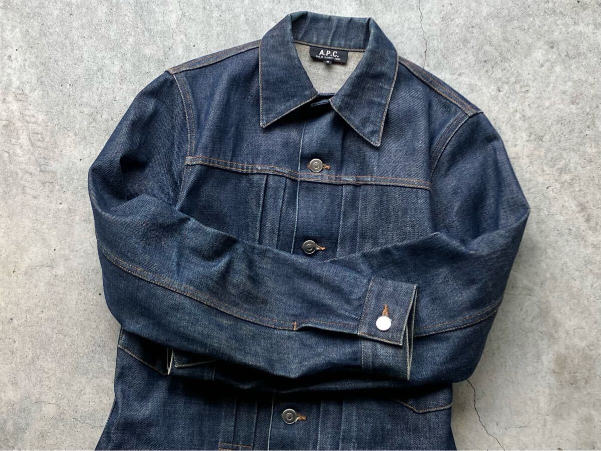 APC 2nd型 セルビッチデニム Gジャン M アーペーセー メンズ ブルゾン トラッカージャケット カバーオール セカンド インディゴ 赤耳