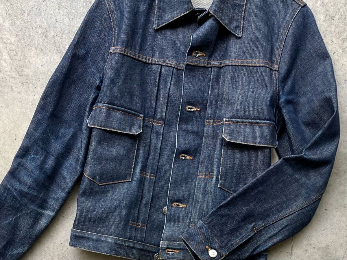 APC 2nd型 セルビッチデニム Gジャン M アーペーセー メンズ ブルゾン トラッカージャケット カバーオール セカンド インディゴ 赤耳