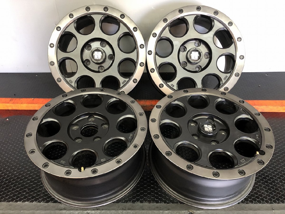 MLJ XTREME-J XJ03 エクストリームJ 社外ホイール 17インチ 4本 7.5J5HPCD127+40 ラングラー等 (SHE019)_画像1