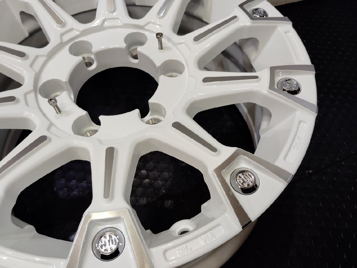 【新品】CRIMSON MG MONSTER クリムソン 社外ホイール 16インチ 4本 7J6HPCD139.7+38 ハイエース キャラバン等 (VHZ314)_画像5