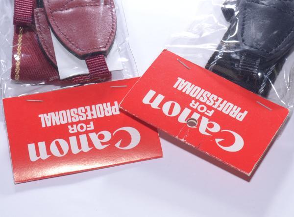 【4Y】プロストラップ 2本セット ( Canon New F-1 / T90 / A-1 / AE-1P 時代 ) CPS エンボスタイプ