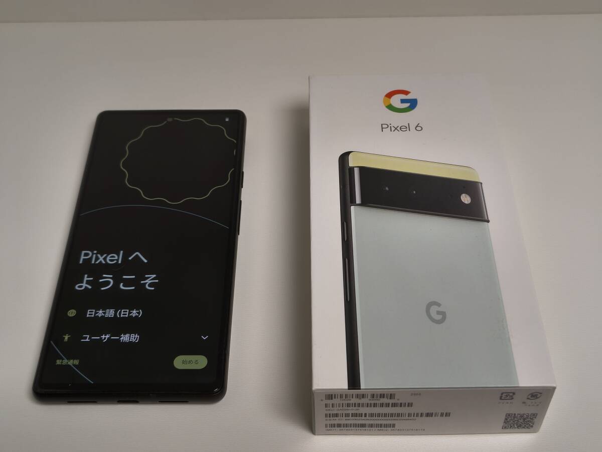 Google Pixel 6 6.4インチ メモリー8GB ストレージ128GB Sorta Seafoam_画像1