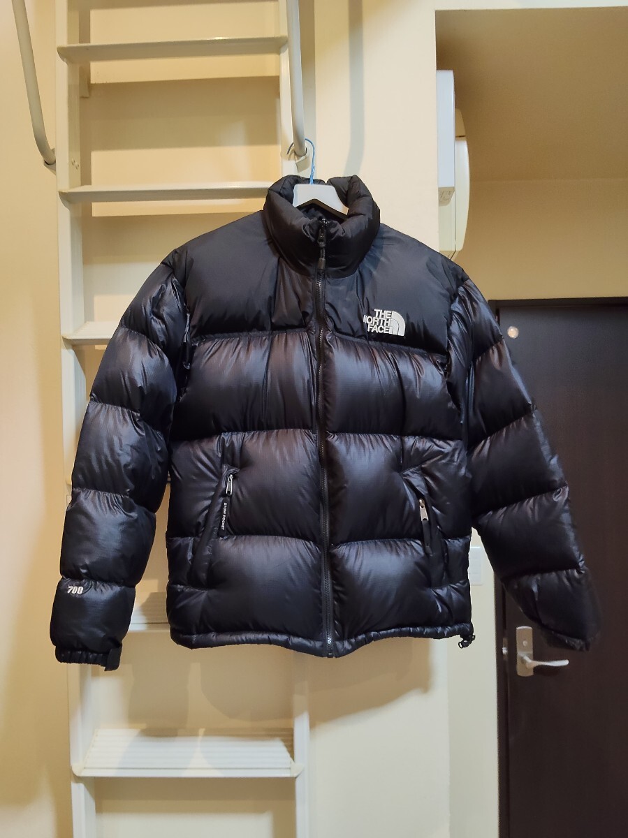 90S THE NORTH FACE ヌプシ700フィルダウンジャケット メンズM 中古良品