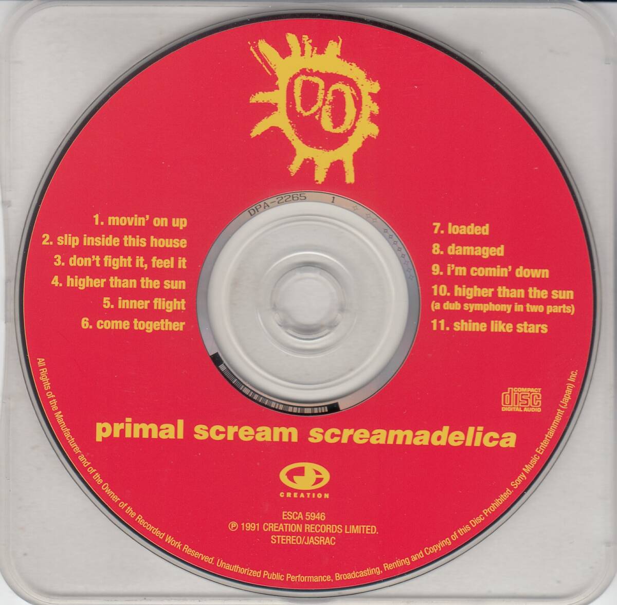 国 プライマル・スクリーム / スクリーマデリカ 帯付◆規格番号■ESCA-5946◆送料無料■即決●交渉有_画像3